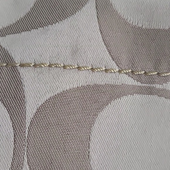 EUC Coach signature Women's metal chain stud shoulder bag & wallet set, tan - Picture 15 of 16